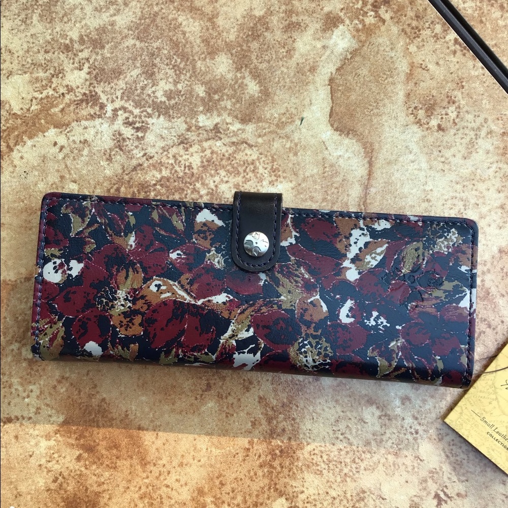 Patricia Nash Leather Card Wallet